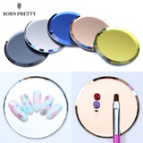Espejo de vidrio Paleta de colores Puntas de uñas falsas Tablero de exhibición Herramienta de práctica Mostrando estante Manicura Herramienta de arte de uñas